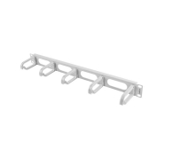 Lanberg Organizer kabli Typ B 19" 1U (szary) - 458033 - zdjęcie 1